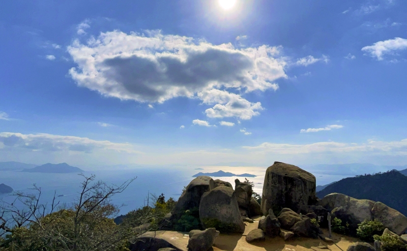 《弥山》 山頂の素晴らしい景色